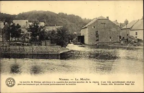 Ak Nismes Wallonien Namur, Le Moulin, Mühle