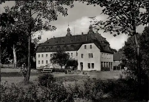 Ak Blankenhain Crimmitschau in Sachsen, Am Schloss, Außenansicht