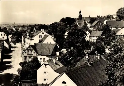 Ak Steinpleis Werdau an der Pleiße in Sachsen, Teilansicht, Kirchturm