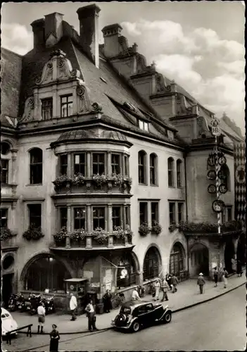 Ak München, Hofbräuhaus, Außenansicht