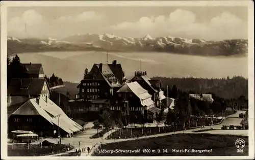 Ak Feldberg im Schwarzwald, Hotel Feldbergerhof, Panorama