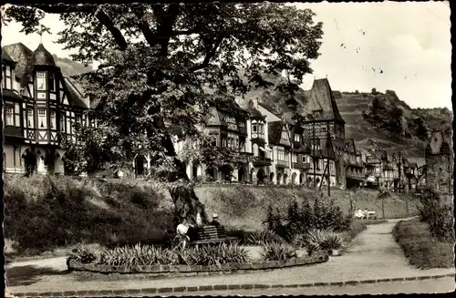 Ak Bacharach am Rhein, Rheinanlagen