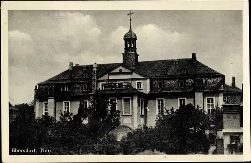 Ak Ebersdorf in Thüringen, Haus der Herrnhuter Brüdergemeine