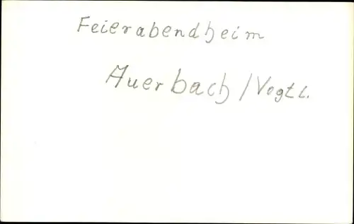 Foto Ak Auerbach im Vogtland, Feierabendheim, Außenansicht