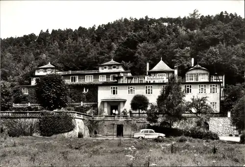 Ak Sitzendorf in Thüringen, Hotel Bergterrasse, Außenansicht