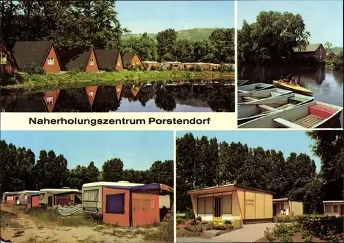 Ak Porstendorf Neuengönna Thüringen, Naherholungszentrum, Campingplatz, Bungalows, Wohnwagen