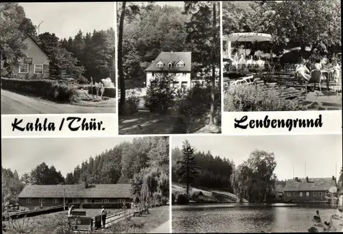 Ak Kahla in Thüringen, Leubengrund, FDGB Erholungsheim Jaques Decour