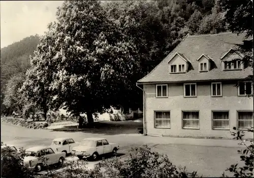 Ak Kahla in Thüringen, FDGB Erholungsheim Jacques Decour, Außenansicht