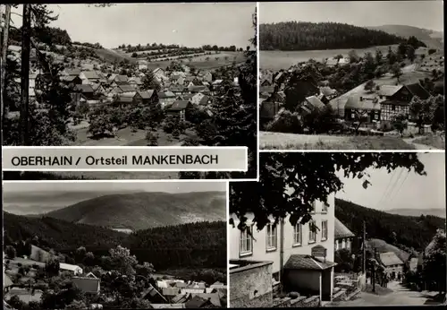 Ak Mankenbach Oberhain Königsee in Thüringen, Kaffenberg, Teilansicht, Kosum Gaststätte Erholung