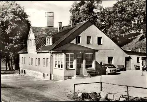 Ak Gottesberg Tannenbergsthal Muldenhammer im Vogtland, Ferienheim Pyratal, Außenansicht