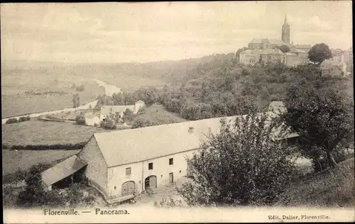 Ak Florenville Wallonien Luxemburg, Panorama