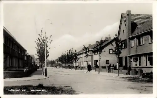 Ak Terneuzen Zeeland Niederlande, Julianastraat