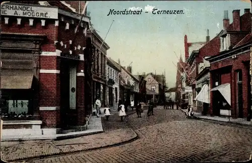 Ak Terneuzen Zeeland Niederlande, Noordstraat