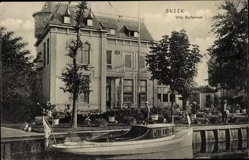 Ak Snits Sneek Friesland Niederlande, Villa Buitenrust