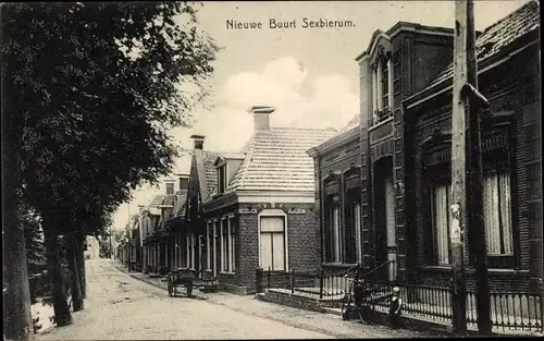 Ak Sexbierum Seisbierrum Friesland Niederlande, Nieuwe Buurt