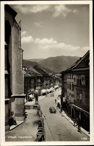 Ak Villach in Kärnten, Hauptplatz