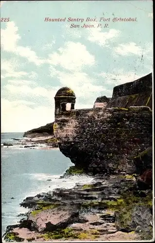 Ak San Juan Puerto Rico, Haunted Sentry Box, Fort Christobal