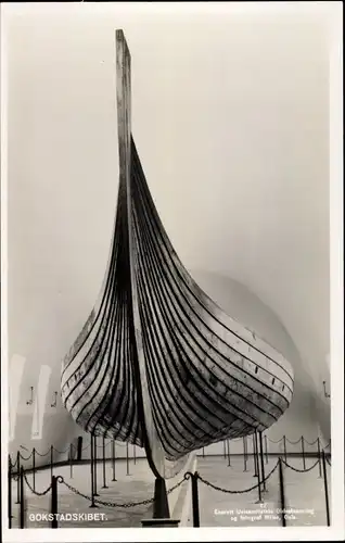 Ak Norwegen, Gokstad-Schiff, Gokstadskibet, Wikingerboot