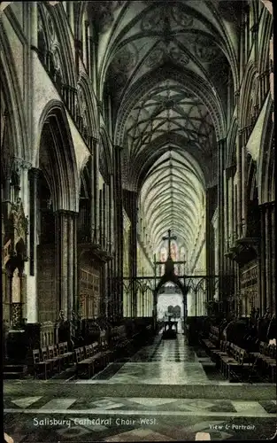 Ak Salisbury South West England, Cathedral Choir West
