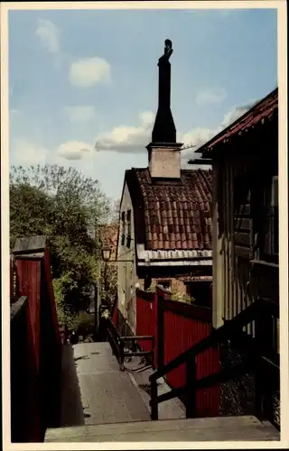 Ak Stockholm Schweden, Idyll fran Söder