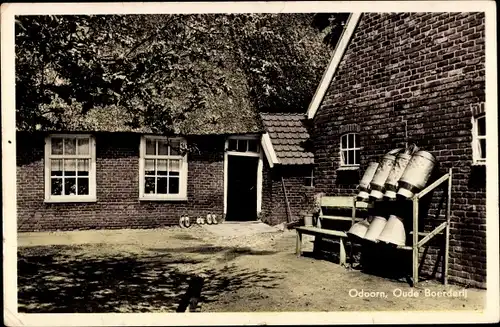 Ak Odoorn Drenthe Niederlande, Oude Boerderij
