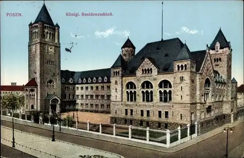 Ak Poznań Posen, Kgl. Residenzschloss