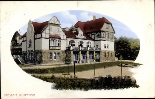 Ak Pößneck im Saale Orla Kreis Thüringen, Kinderheim
