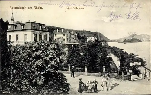 Ak Rolandseck Remagen am Rhein, Hotel Belle vue