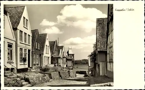 Ak Kappeln an der Schlei, Straßenansicht