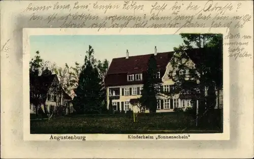 Ak Augustenborg Augustenburg Sønderborg Sönderborg Dänemark, Kinderheim Sonnenschein