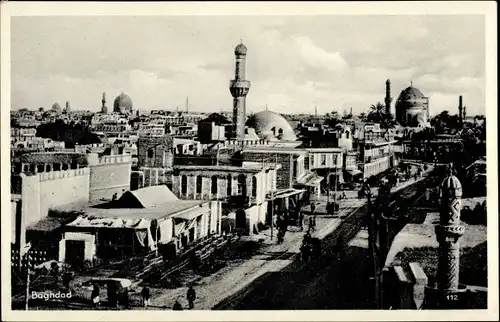 Ak Bagdad Irak, Stadtansicht, Moschee