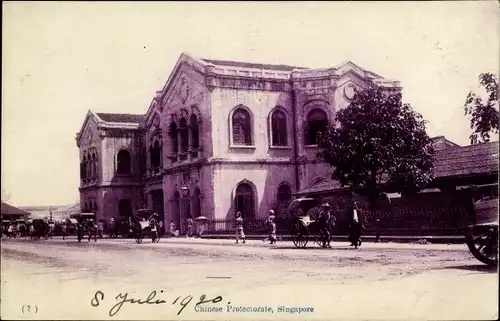 Ak Singapore Singapur, Chinese Protectorate