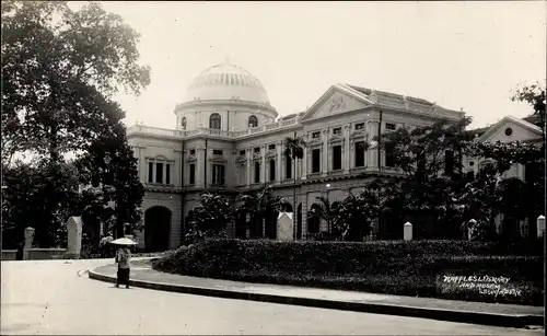 Foto Ak Singapore Singapur, Raffles Library and Museum