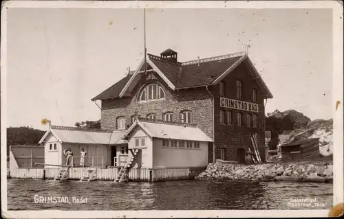 Ak Grimstad Norwegen, Badeanstalt