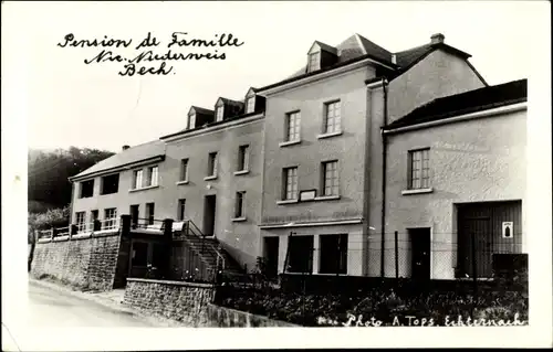 Foto Ak Bech Luxemburg, Pension de Famille