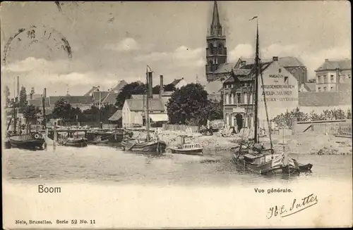 Ak Boom Flandern Antwerpen, Vue generale