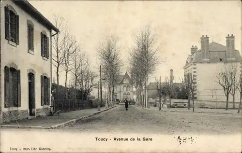 Ak Toucy Yonne, Avenue de la Gare