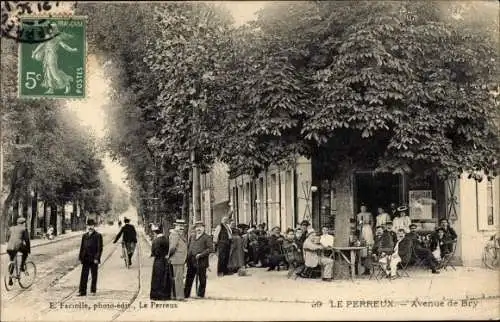 Ak Le Perreux sur Marne Val de Marne, Avenue de Bry