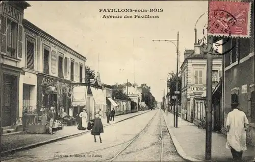 Ak Pavillons sous Bois Seine-Saint-Denis, Avenue des Pavillons, Bazar