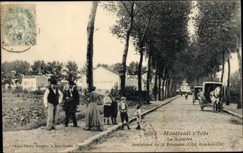 Ak Montreuil sous Bois Seine Saint Denis, Boulevard de la Boissiere