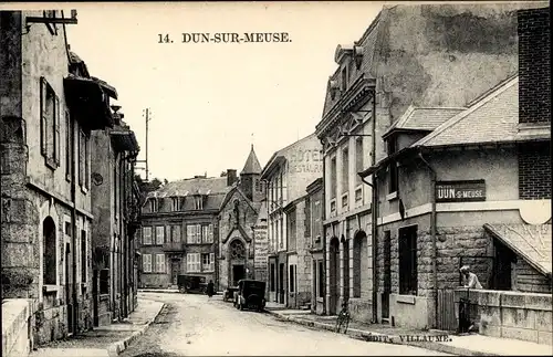 Ak Dun sur Meuse, Straßenpartie