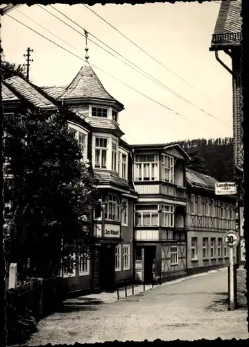 Ak Schwarzburg im Schwarzatal Thüringen, Gaststätte zum Wildpark, Landhaus