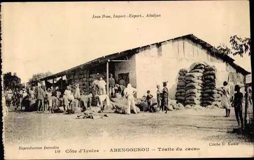 Ak Abengourou Elfenbeinküste, Traite du cacao