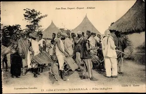Ak Dabakala Elfenbeinküste, Fete indigene