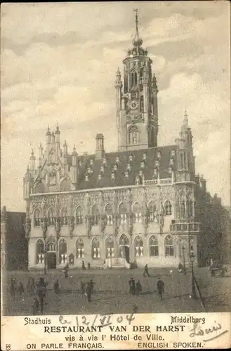 Ak Middelburg Zeeland Niederlande, Stadhuis