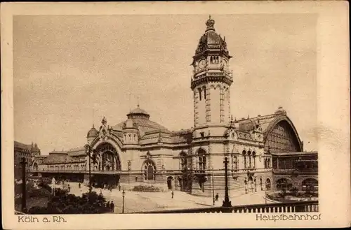 Ak Köln am Rhein, Hauptbahnhof