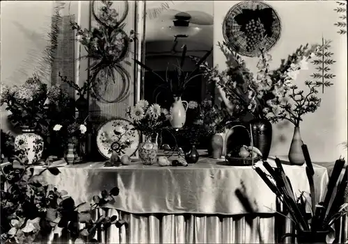 Ak Sebnitz Sächsische Schweiz, Blumenschau der Kunstblumenstadt, Fa. C.F.Sturm