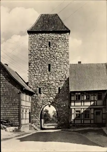 Ak Ellrich Harz Thüringen, Wernaer Tor