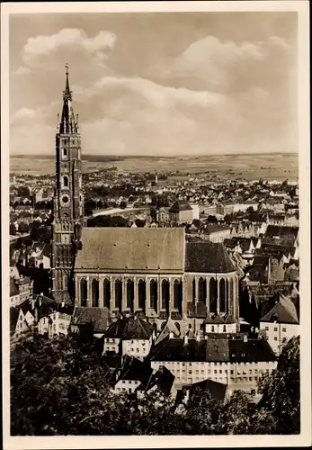 Ak Landshut in Niederbayern, St. Martinskirche, Ende 14.-15. Jahrhundert