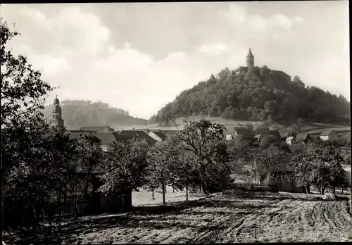 Ak Seitenroda in Thüringen, Leuchtenburg, Panorama